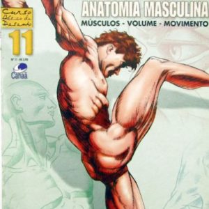 Curso Básico de Desenho - Nº 11 - Como Desenhar Anatomia Masculina - Bom Estado